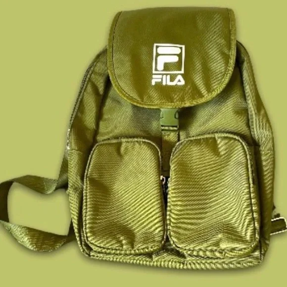 Fila green backpack